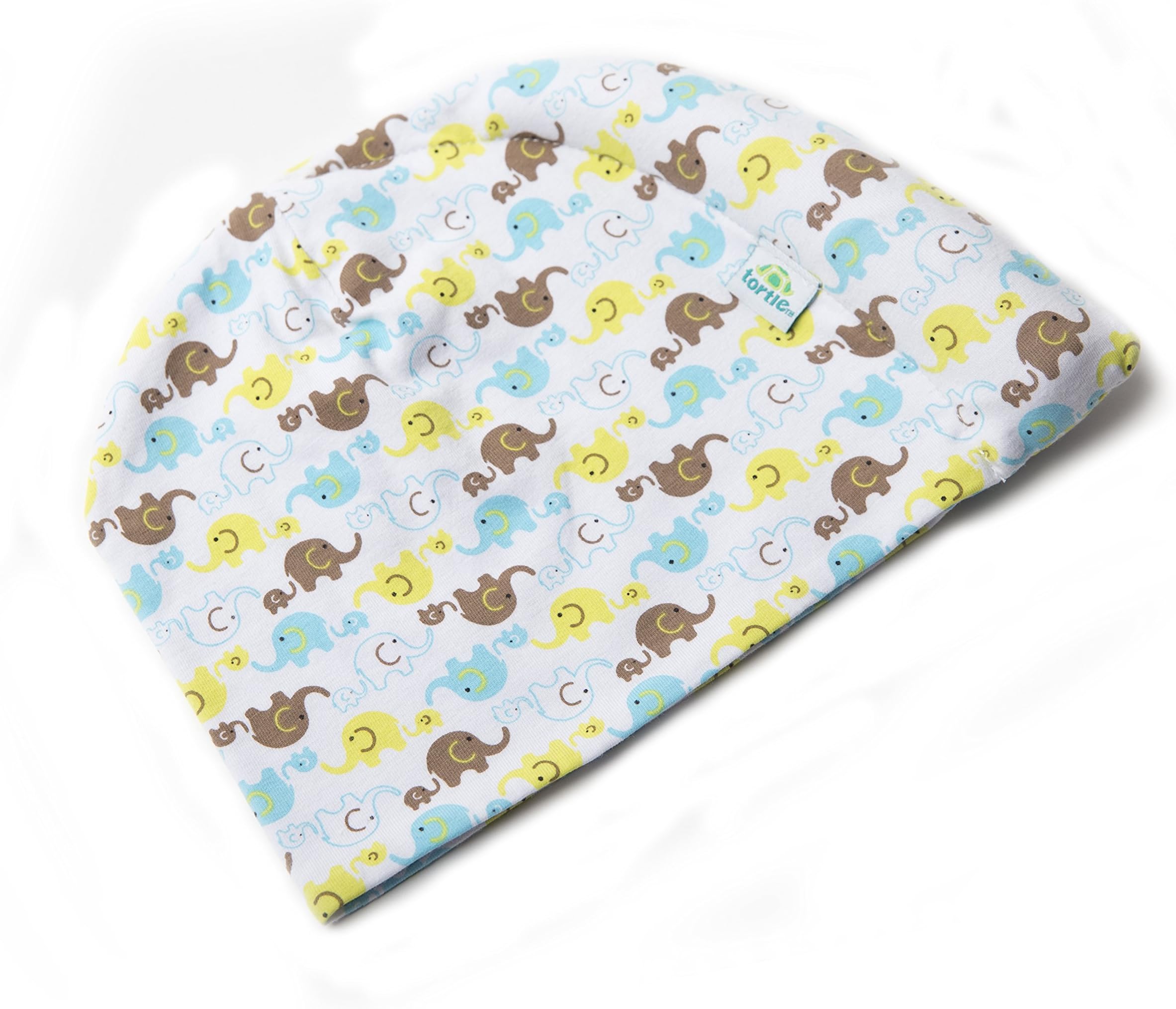 Tortle Repositioning Beanie - FDA cleared to Prevent and Treat Flat Head Syndrome - Baby Elephant - SM