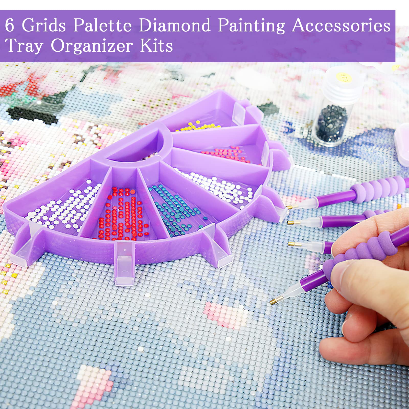 RAXLUPO 24 Pièces Stylos De Peinture Diamant Stylo Accessoire De