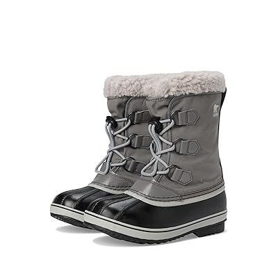 SOREL Kids Yoot Pac Nylon WP (Little Kid/Big Kid) Kids Shoes Quarry/Dove