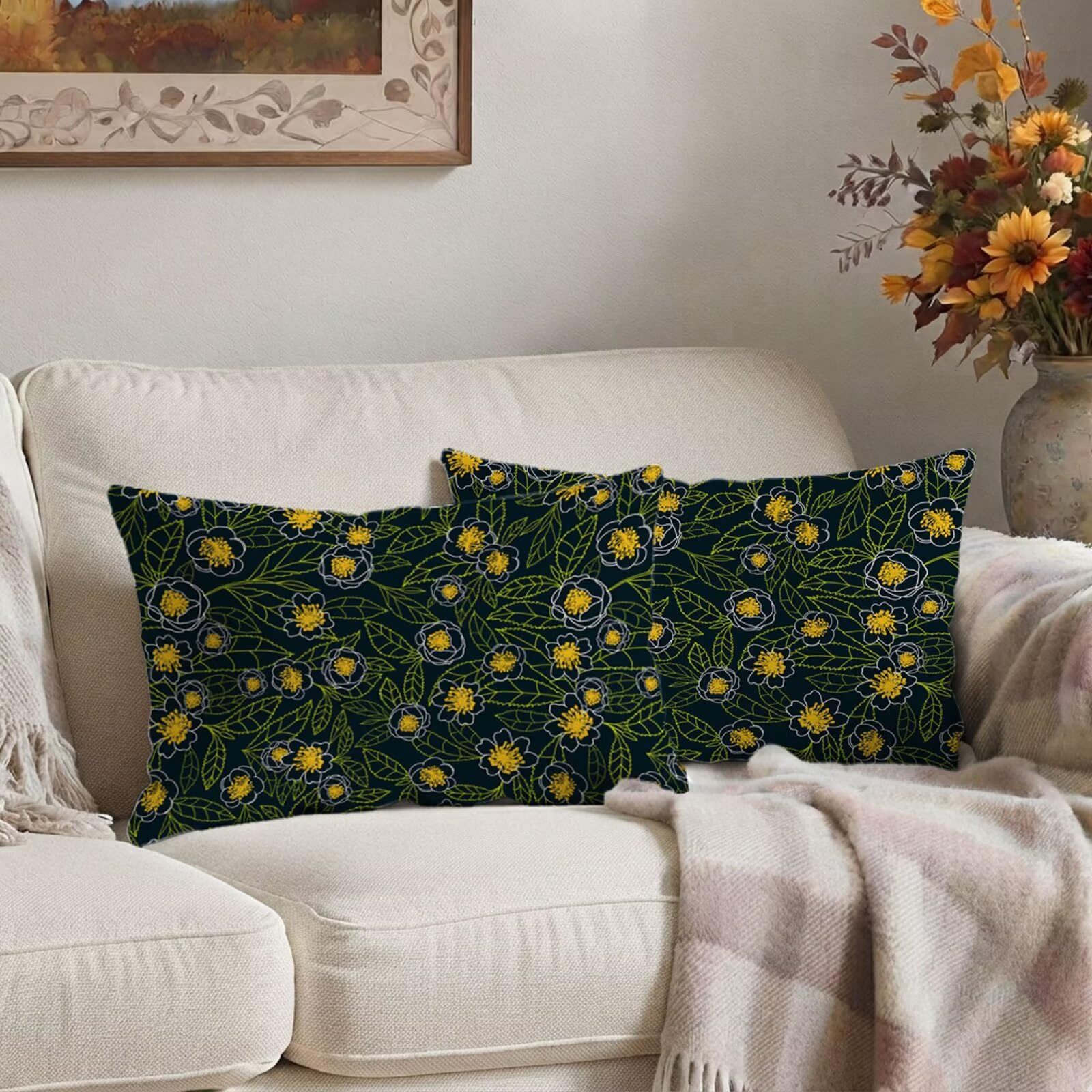 Abstrakcyjne Poduszki Zewnętrzne Wodoodporne, Poszewki 60x80 cm E#4