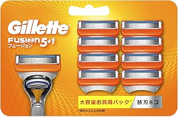 Amazon.co.jp: ジレット フュージョン5+1 マニュアル 髭剃り カミソリ