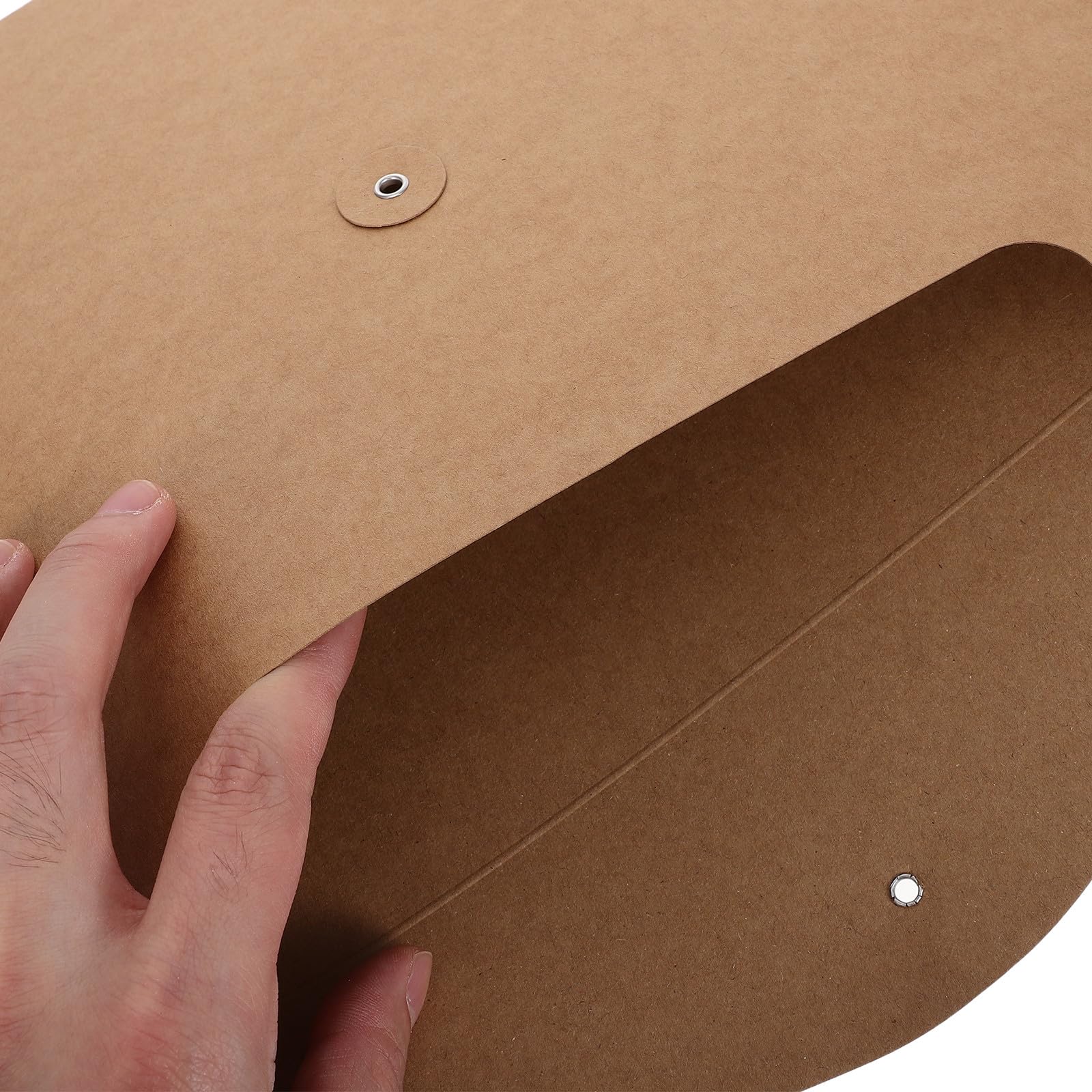 Lurrose 12 buste in carta kraft con chiusura a cordoncino, buste per documenti formato A4, portadocumenti espandibili per ufficio, raccoglitori e libretti.