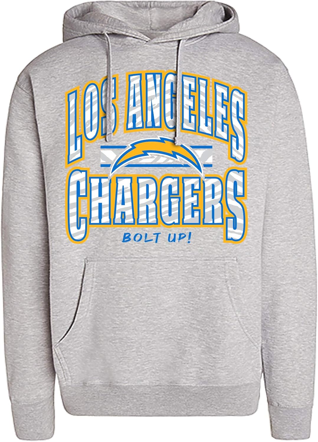 Zubaz Officially Licensed NFL Men's Team Color Hoodie with Zebra Slogan Graphic : Sports & Outdoors