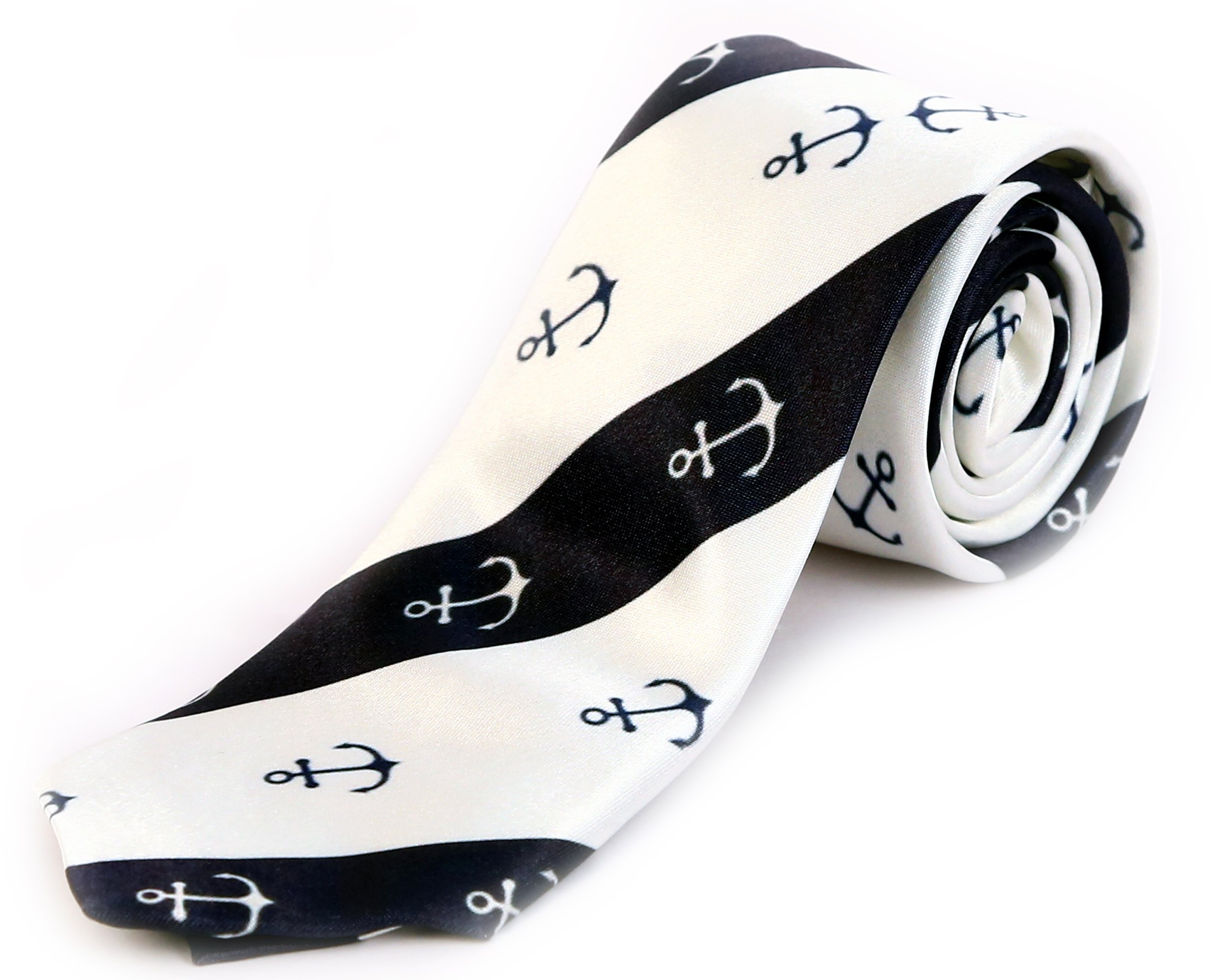 Navy Anchors Design Tie-image-22