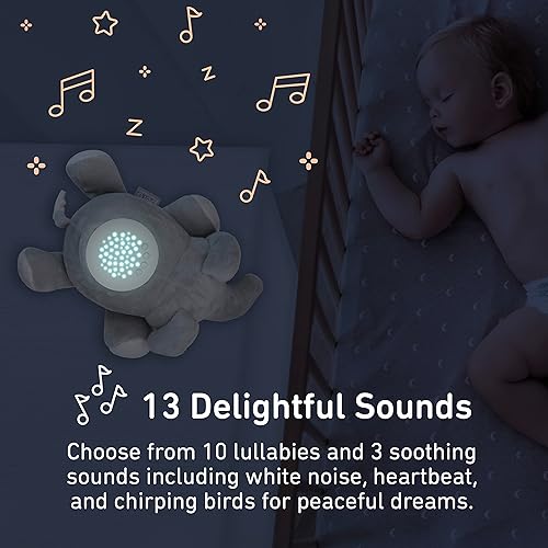 Miniatura 3 de PureBaby Sound Sleepers Portable Sound Machine & Star Projector - Plush Sleep Aid for Baby and Toddlers with Soothing Night Light Display, 10