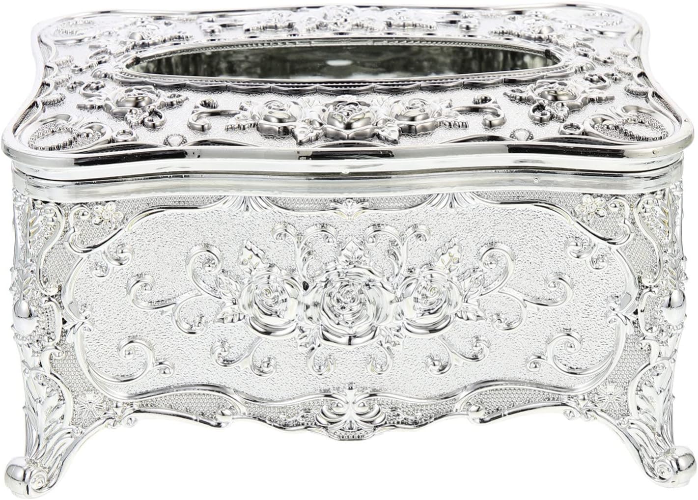 Cabilock Halloween Skull Napkin Holder - Metal Tissue Paper Towel Stand For Tabletop