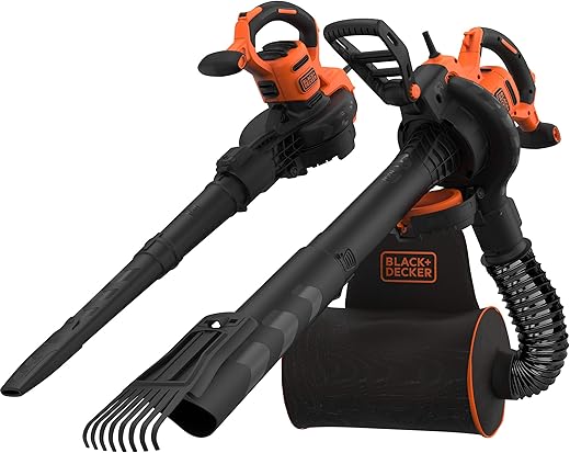 BLACK+DECKER – Aspirador Soplador Triturador Eléctrico BEBLV031-QS.
