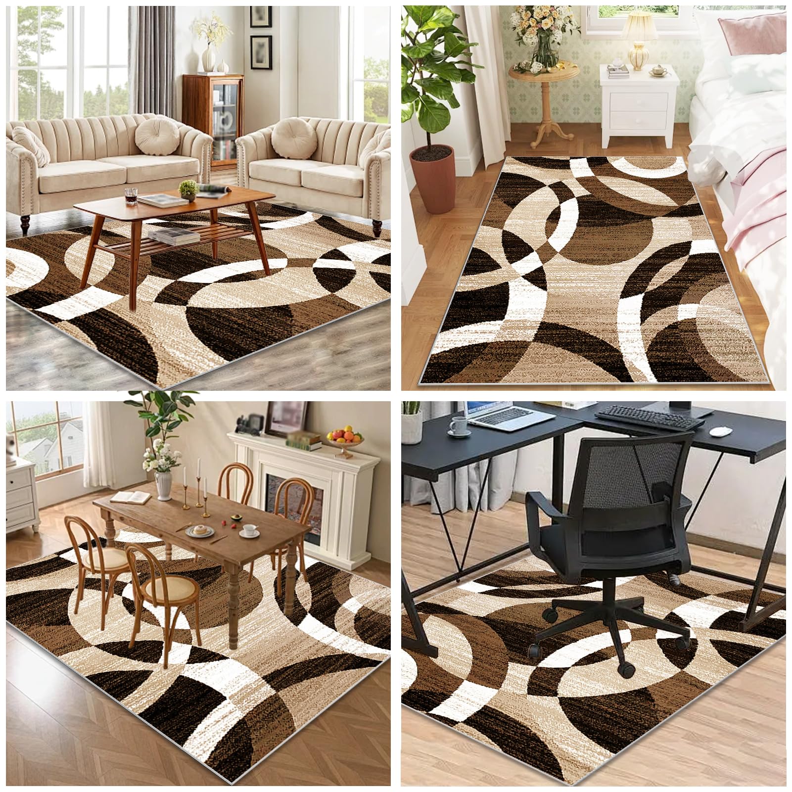 Tapis Chaise de Bureau Antidérapant Tapis Gaming Sol Tapis de Protection de Sol pour sols durs, Tapis Chaise de Gaming pour chaises à roulettes, Tapis de Sol Bureau Tapis Protège-Sol 100 x 120 cm