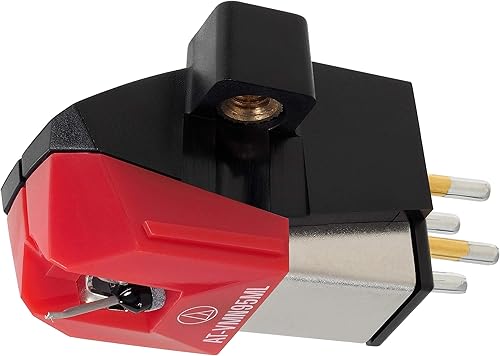 Miniatura 2 de Audio-Technica AT-VM95ML Dual Moving Magnet Turntable Cartridge Red & AT-HS6BK Universal Turntable Headshell, Black