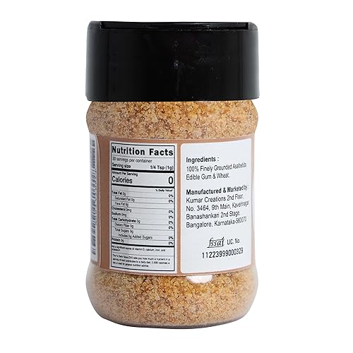 Miniatura 2 de Tarkeeb Asafetida (Hing) - Tarro de PET molido de 1.05 oz (30 g) ~ Totalmente natural | Sin sal | Vegano | Sin OMG | Asafoetida India Spice | Lo