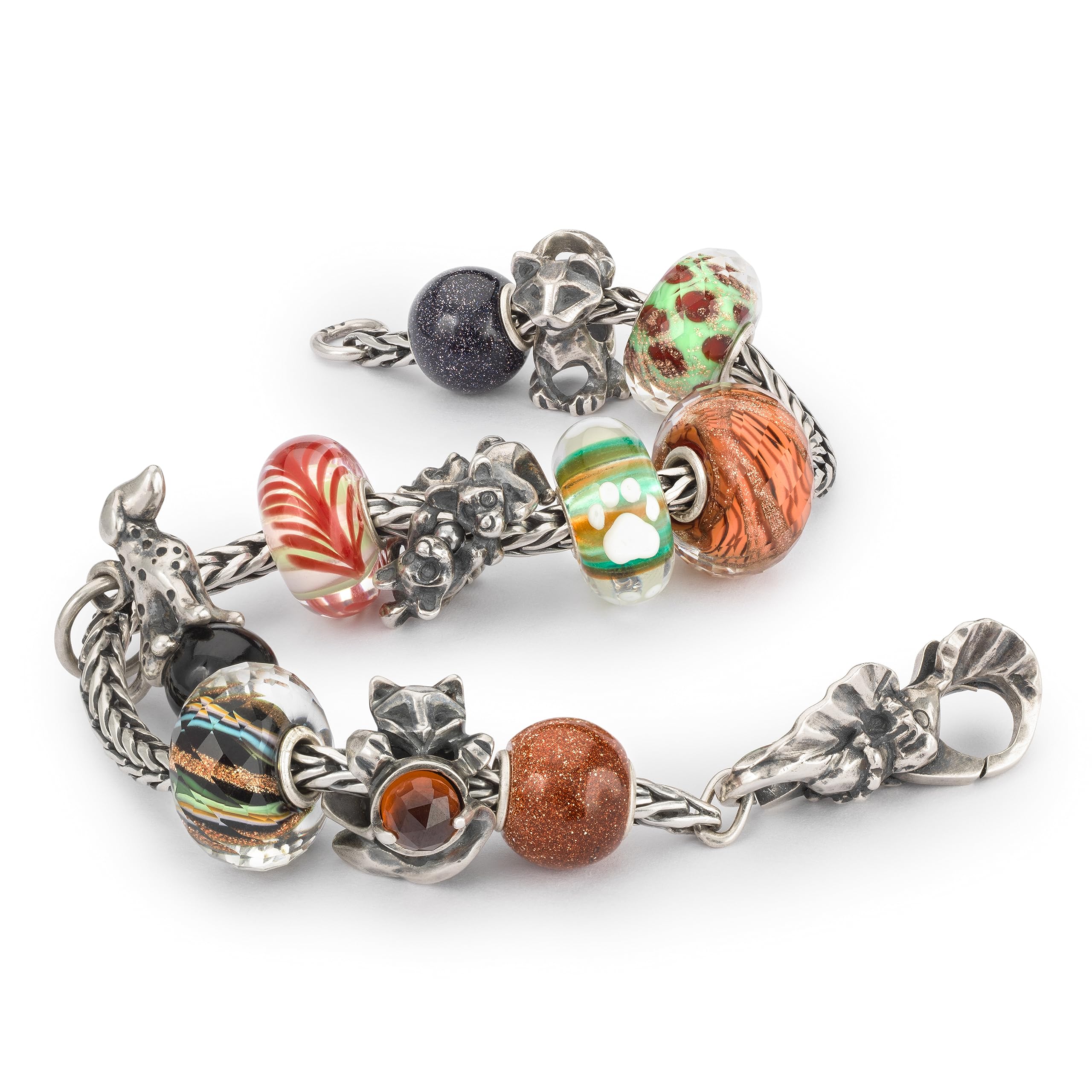 Trollbeads Collection automne Pfötchenliebe Glasbeads