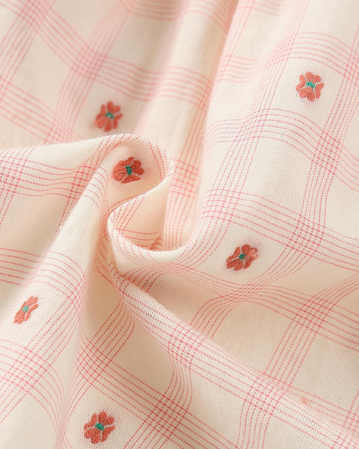 Twoflower Hand-Embroidered Dress - Smocking and Lace Vintage Autumn Long Sleeve Clothing Kids Toddler Holiday Birthday Party - Image 8