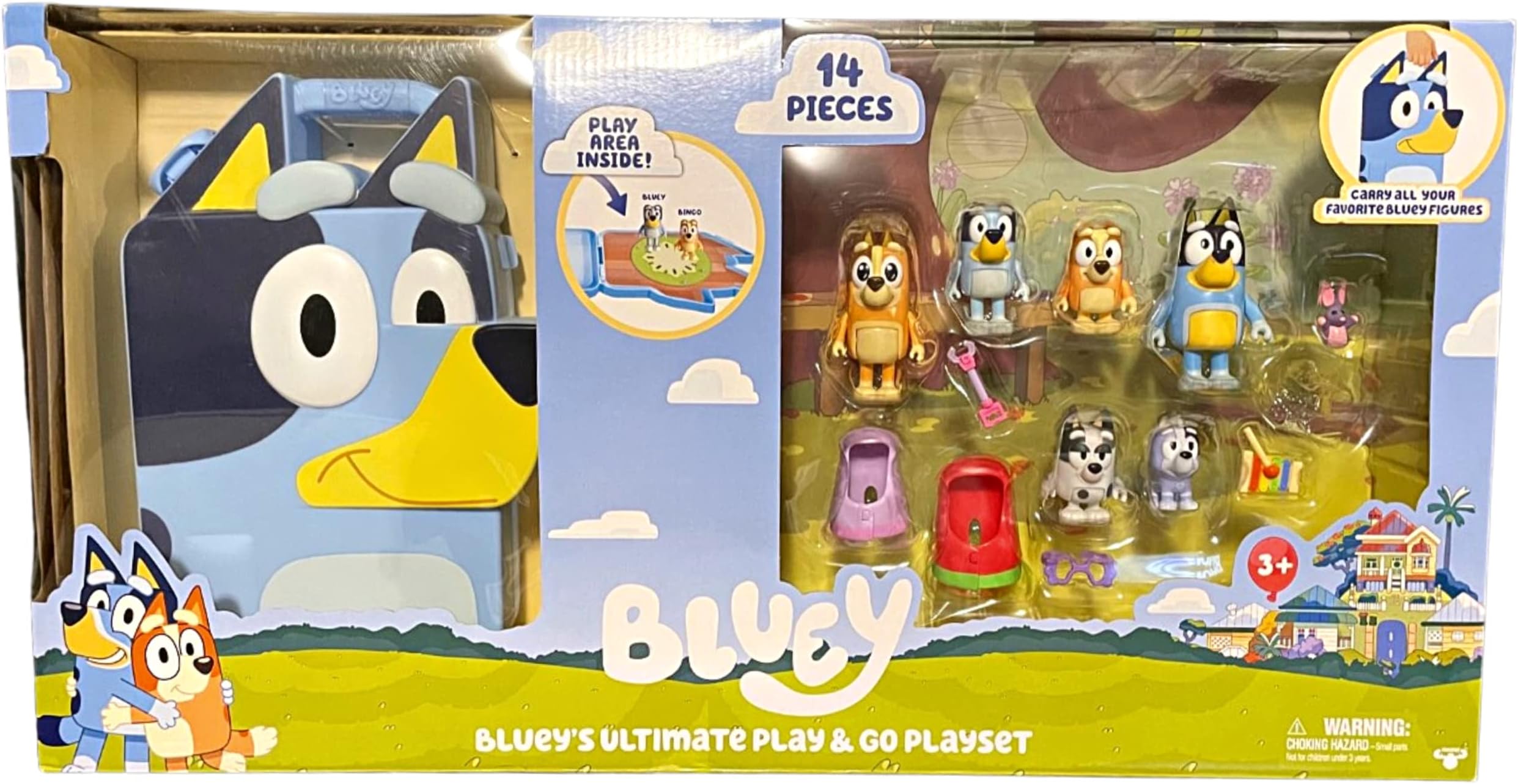 Ultimate Play & Go Set, 14 Piece Playset with Play Area and Carry Case