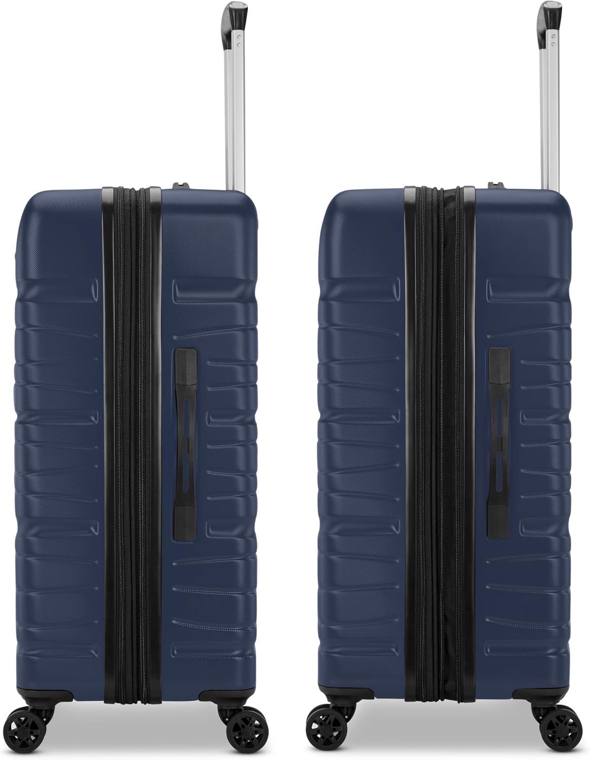 Samsonite Evolve SE Hardside Expandable Luggage with Spinners, Classic Navy, 2PC SET (Carry-on/Medium)