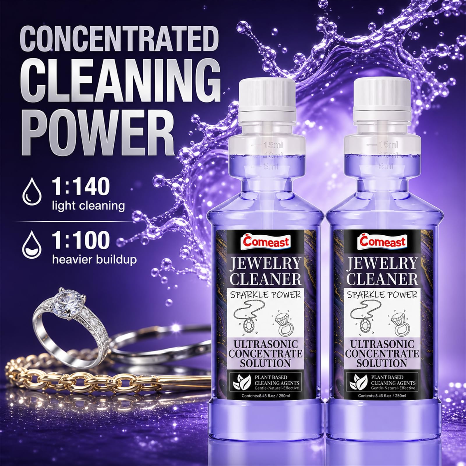 Ultrasonic Jewelry Cleaner Solution - Safe & Effective -3 Ultrasonic Jewelry Cleaner Solution - Safe & Effective -3