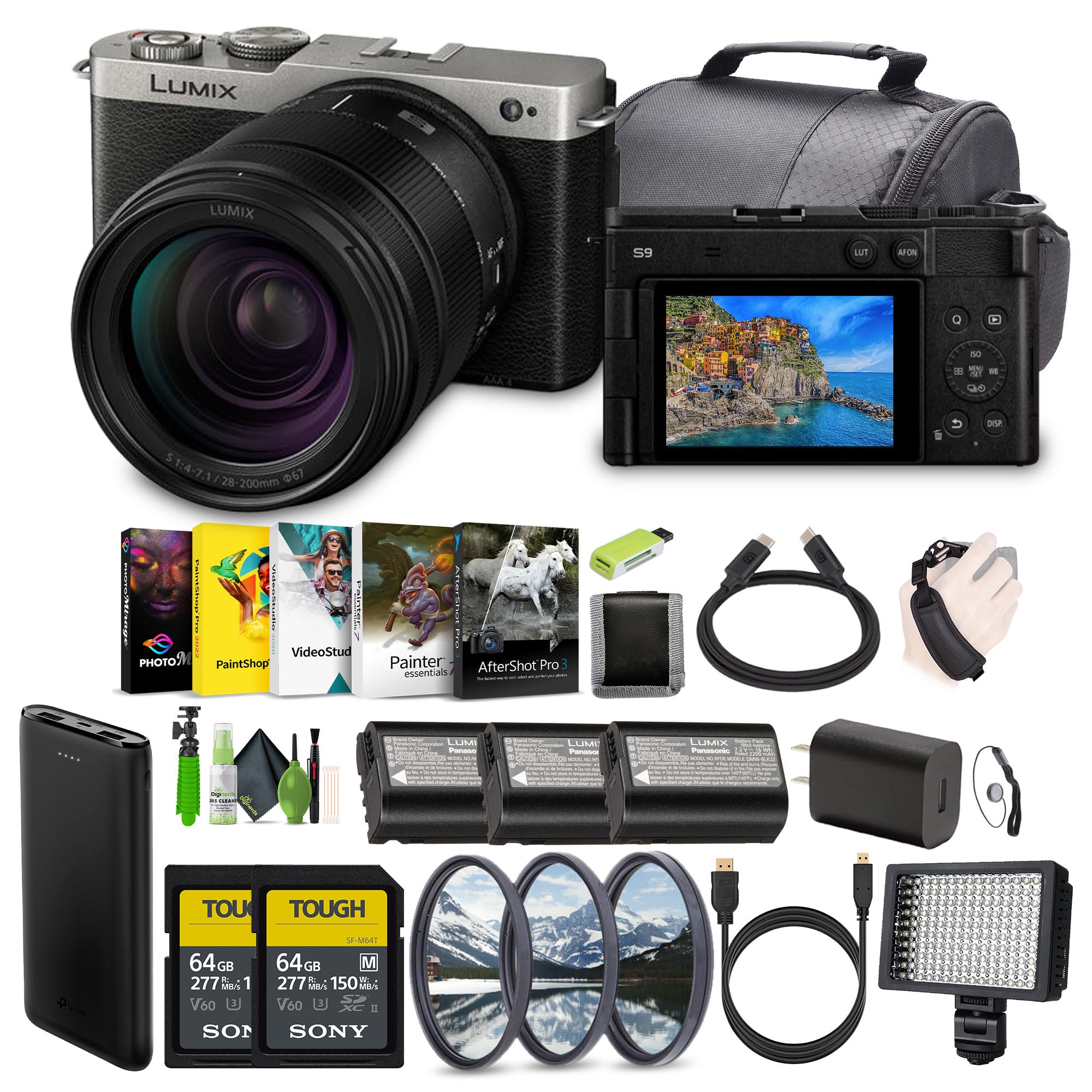 Amazon.com : Panasonic LUMIX S9 Mirrorless Full Frame Compact