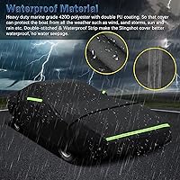 Vista 4 de para C6 Corvette Funda Completa para Auto Resistente al Agua, Fundas para Auto al Aire Libre a Prueba de Viento, Resistente para Todo Clima