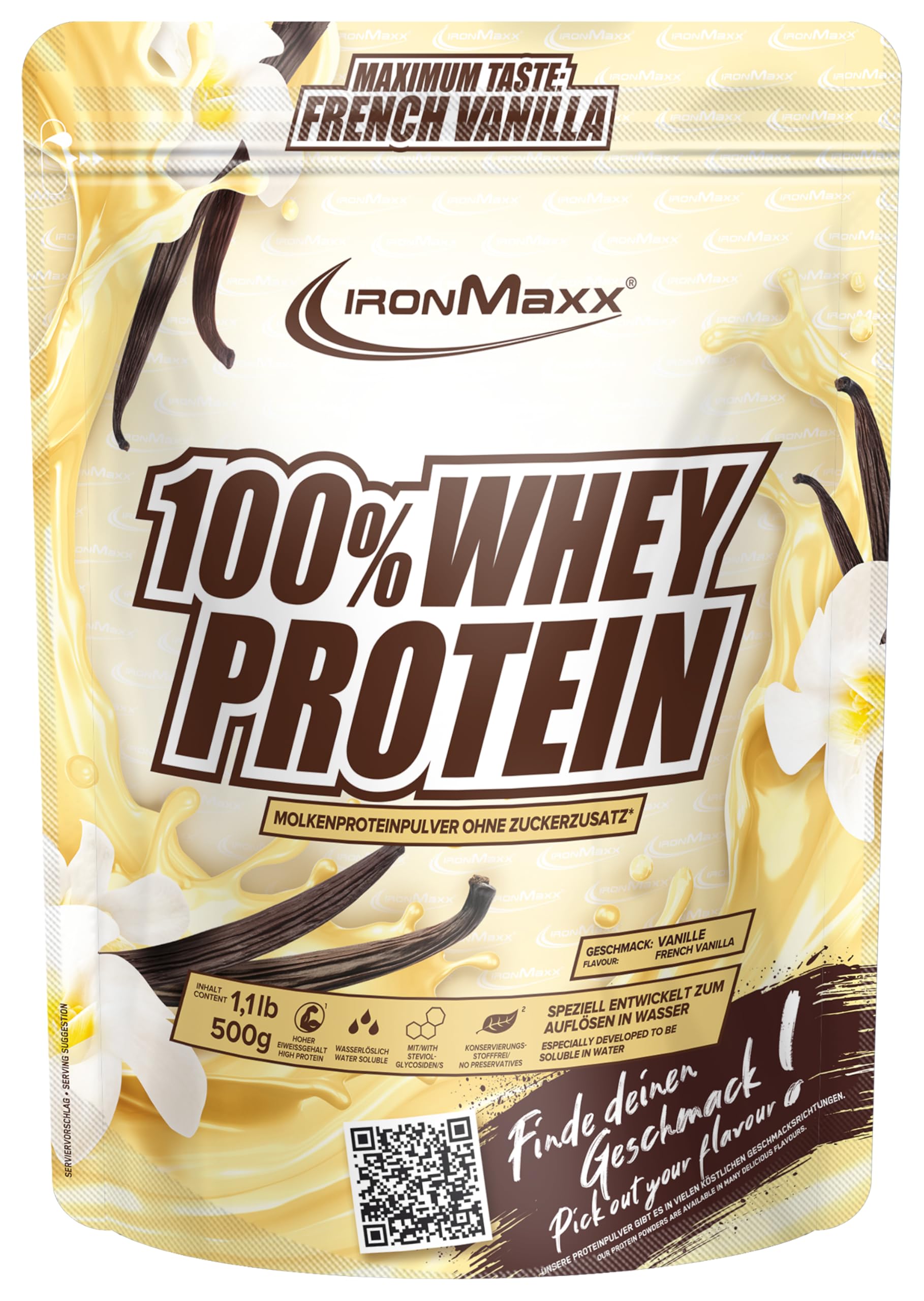IronMaxx 100% Whey (Vanille)