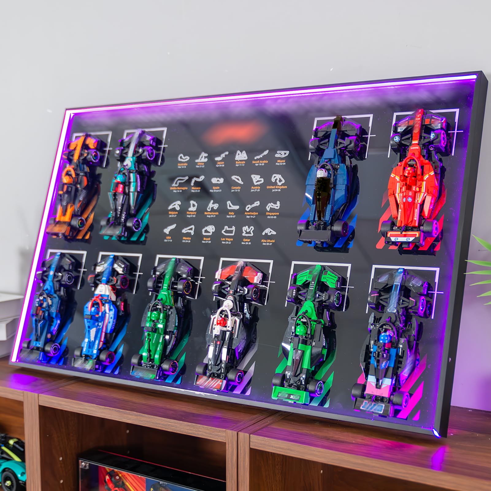 Amazon.com: iCUANUTY Display Wallboard with RGB LED Lights
