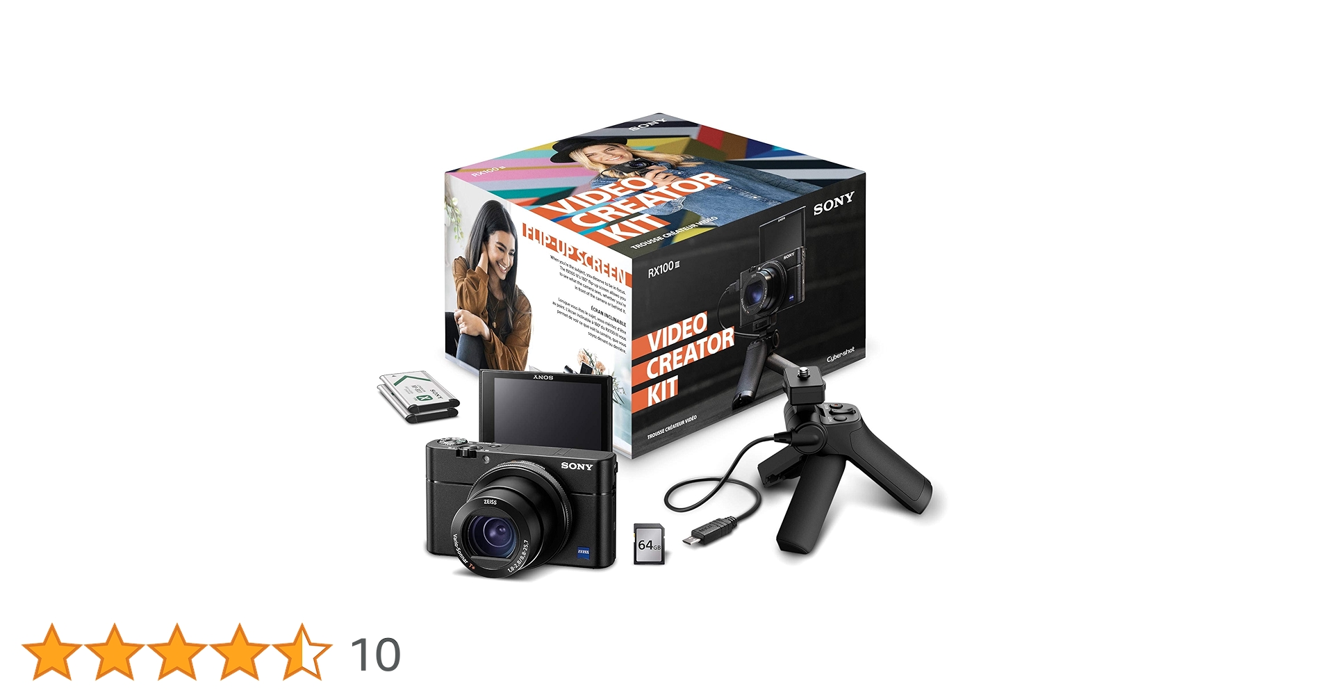 SONY RX100M3 実働品 Sony RX100M3 Video Creator Kit with Shooting Grip, Media Card