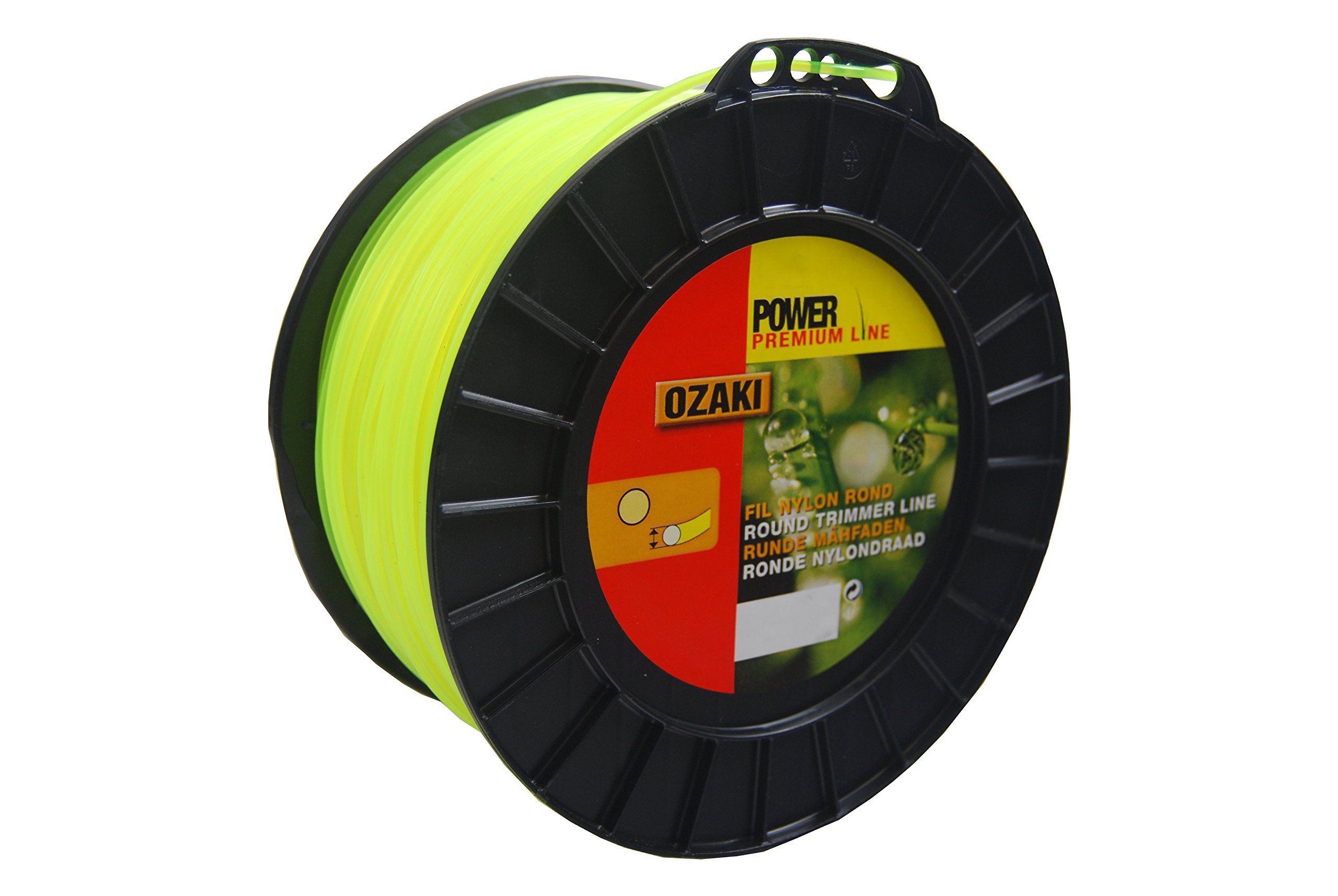 Greenstar 3880 – Carcasa Hilo Nylon Redondo Prémium Line Ozaki, Negro, 513560