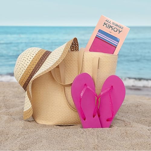 Miniatura 5 de Kikoy Toalla, Toalla de playa, Sarong África (Rosa con Azul)