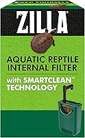 Vista 9 de Zilla Filtro interno para reptiles acuáticos con tecnología SmartClean, para tortugas y reptiles acuáticos, mediano