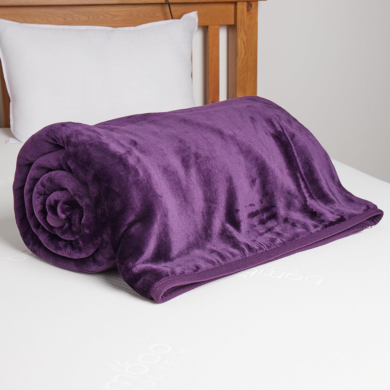 EGYPTO Fleece Blanket Double Luxury Large Faux Fur Throws for Sofas & Bed Anti Allergy