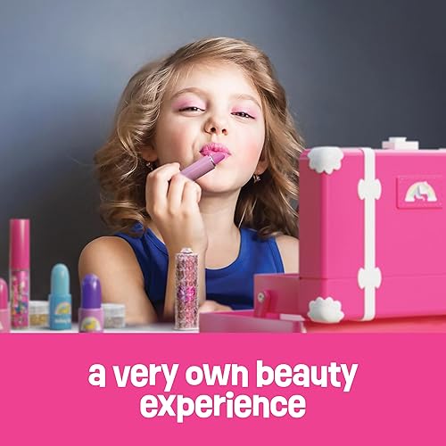 Miniatura 6 de Kit de maquillaje para niñas  Juego de maquillaje real de 43 piezas, ideas de regalo de juguetes para niñas de 6 a 8 años  Juegos de belleza de