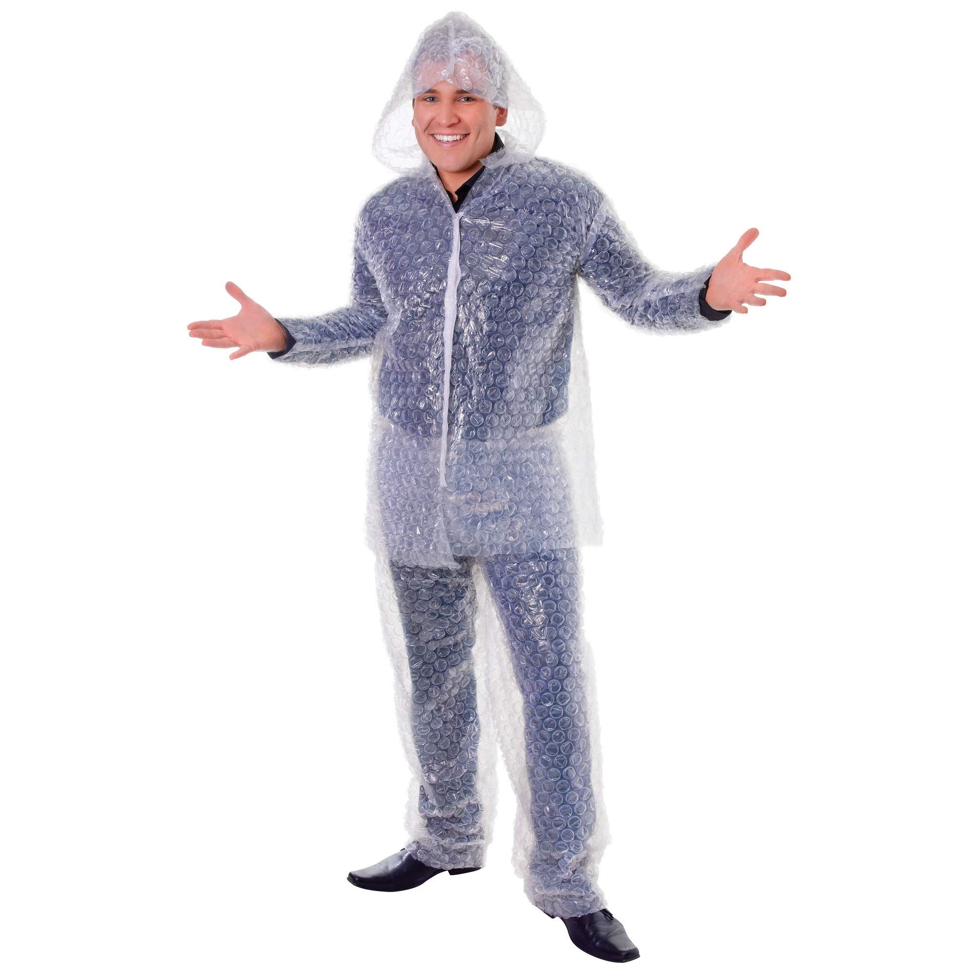Bristol Novelty AC570 Bubble Wrap Costume, Unisex-Adult, Medium Halloween Halloween