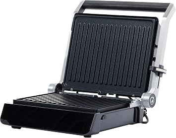 Homend Grilliant 1343H Talking Toaster with Glass Surface, 5 Ready Programs, Casting Plate, Led Screen