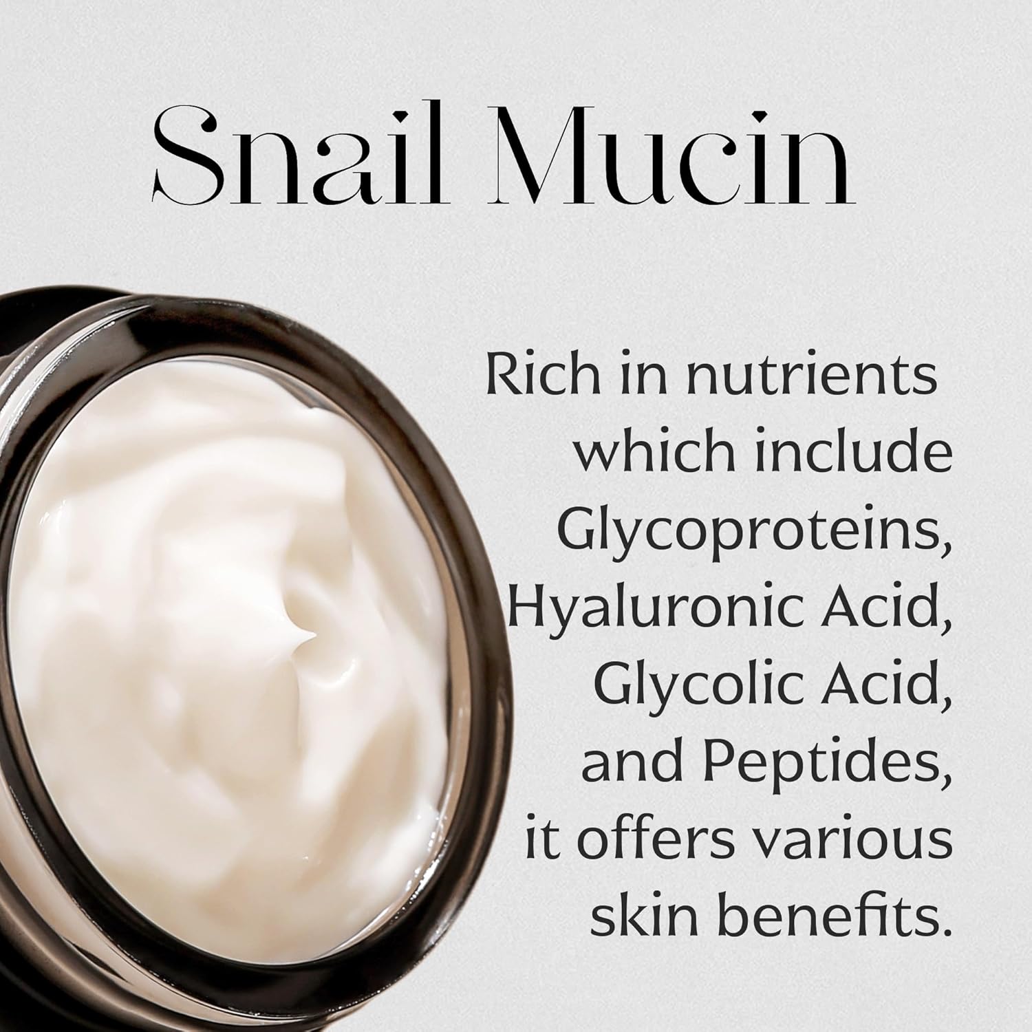 MIZON Black Snail All In One Cream Intensive Korean Skin Care Facial Moisturizing Snail Mucin Extract (2.54 fl oz) - Image 4