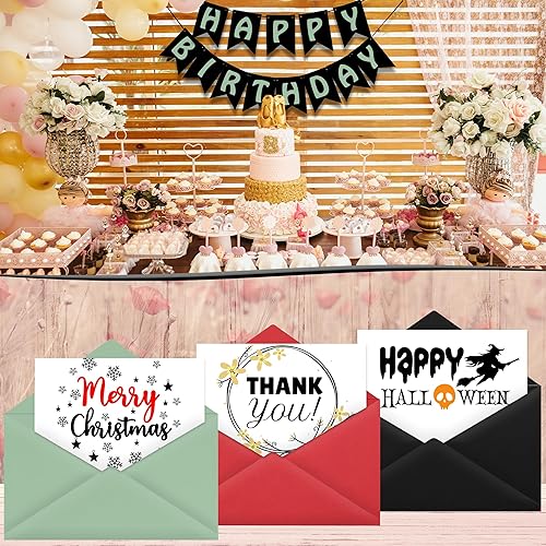 Vista 91 de 24 hojas de papel de cartulina negra de 8.5 x 11 pulgadas para tarjetas de bricolaje, invitaciones, álbumes de recortes y otras manualidades