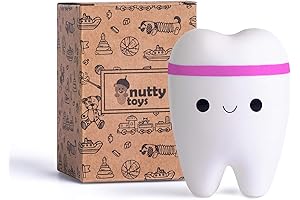 Top Stocking Stuffers for Adults: Nutty Toys Super Slow Rising Jumbo Squishy Tooth