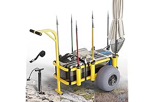 Bonnlo Beach Fishing Cart: The Ultimate Companion for Anglers on the Shore