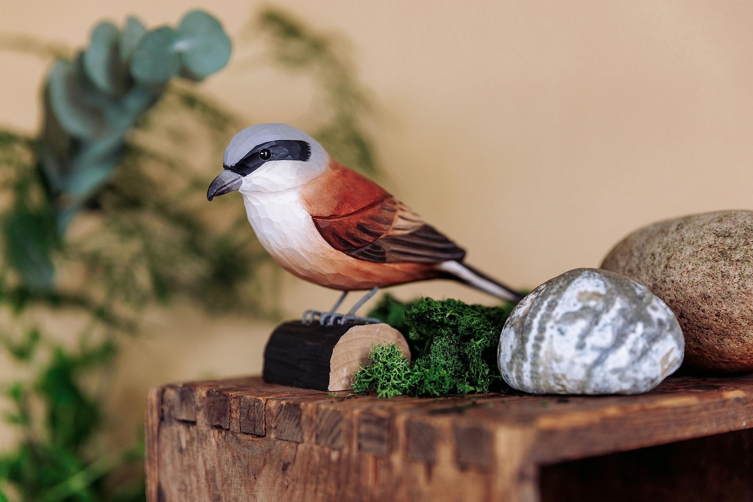 Wildlife Garden DecoBird - Houten Vogel Geelgors - Geluksvogels