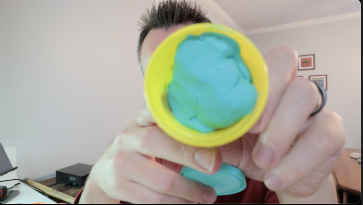 Bright Blue Playdoh Review