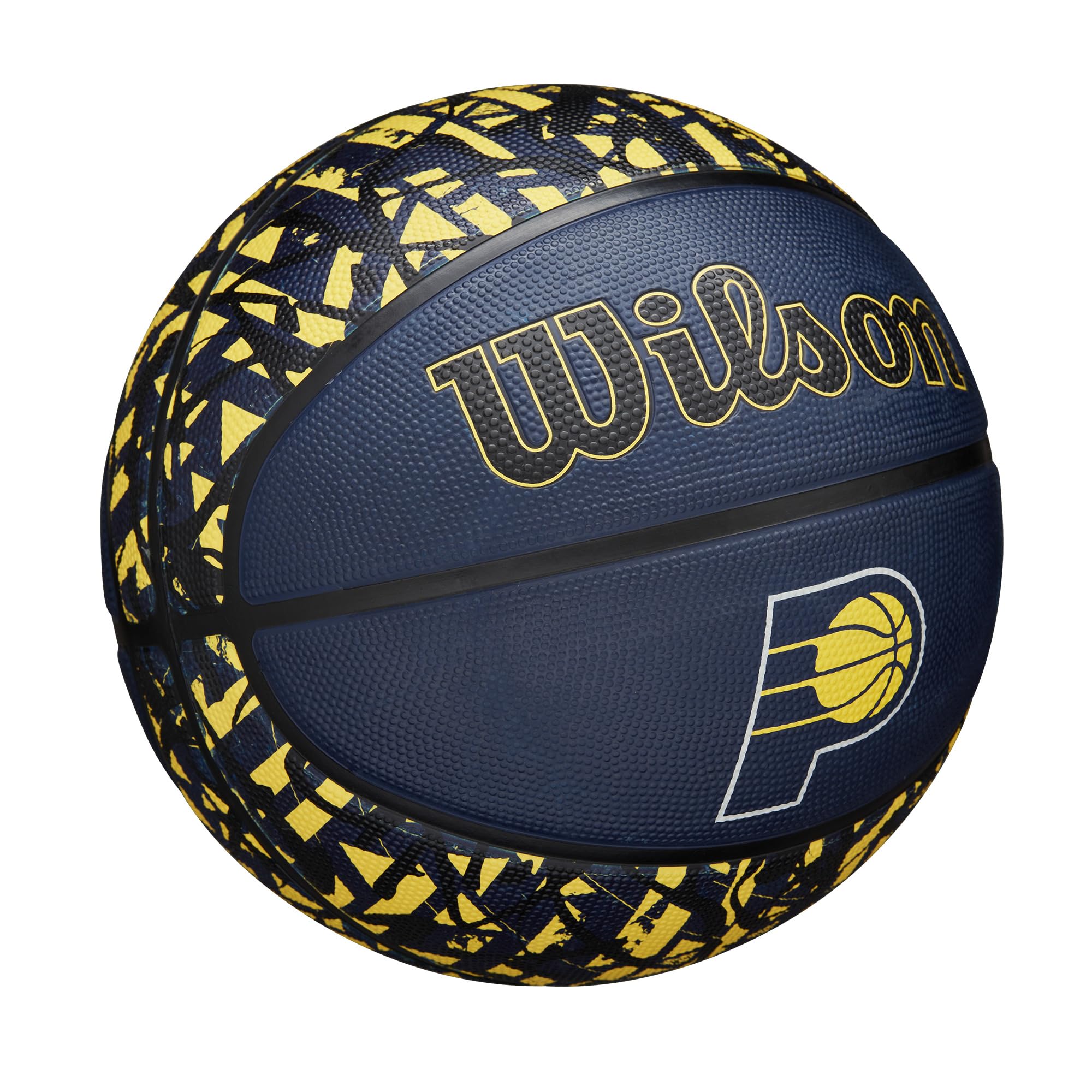 Wilson NBA Team Graffiti Basket - Indiana Pacers, taglia 7-74,9 cm