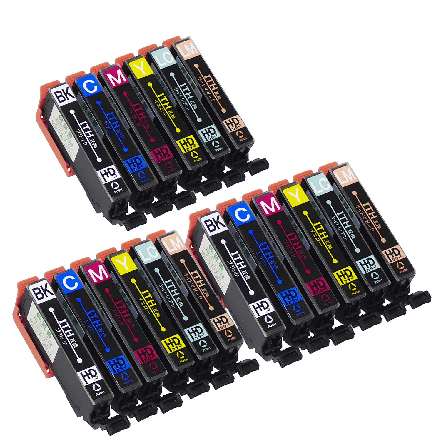 Amazon.co.jp: エプソン用 ITH(イチョウ)互換インク ITH-6CL 互換 6色