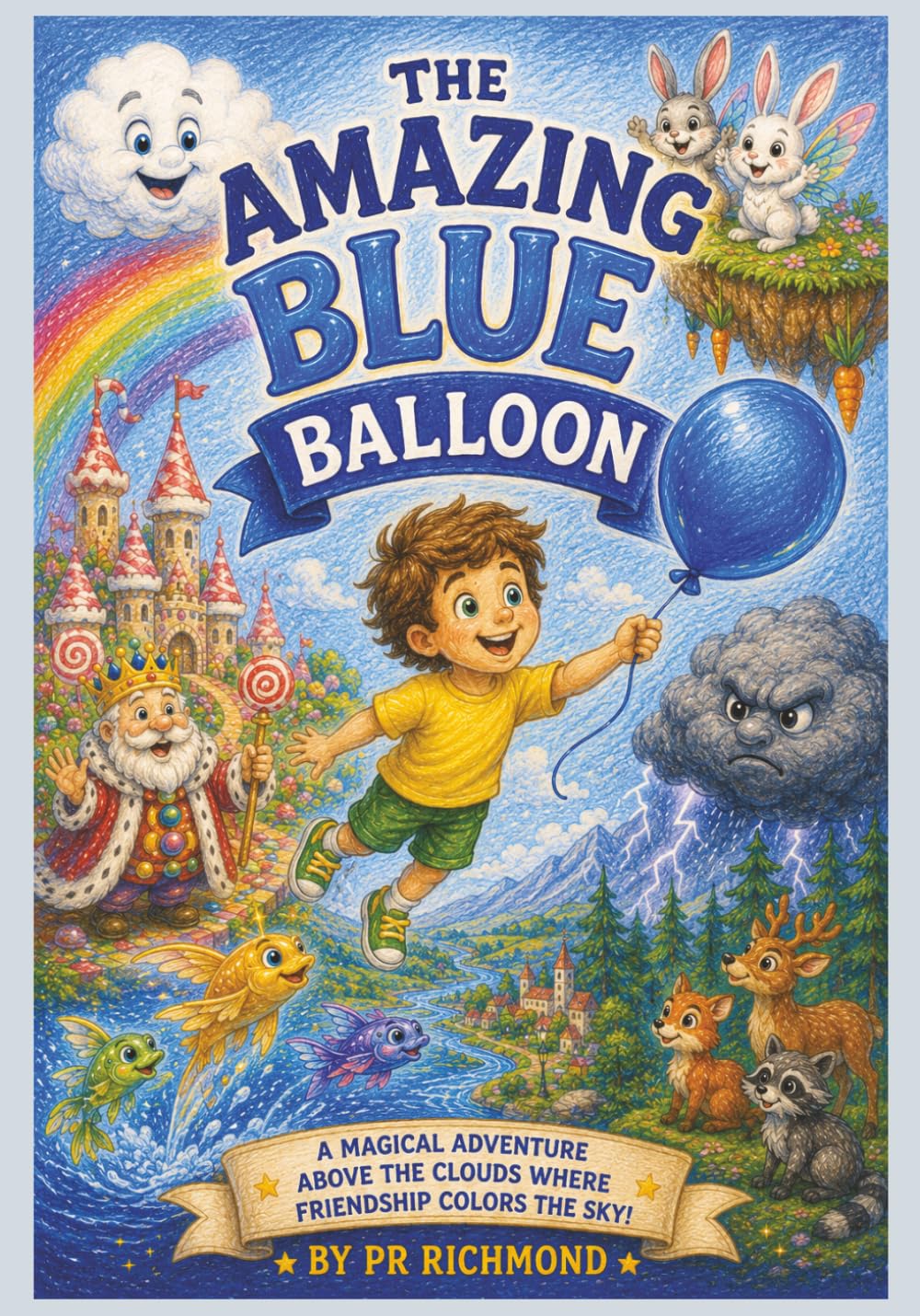 The Amazing Blue Balloon: A Magical Adventure above the Clouds where Friendship colors the Sky