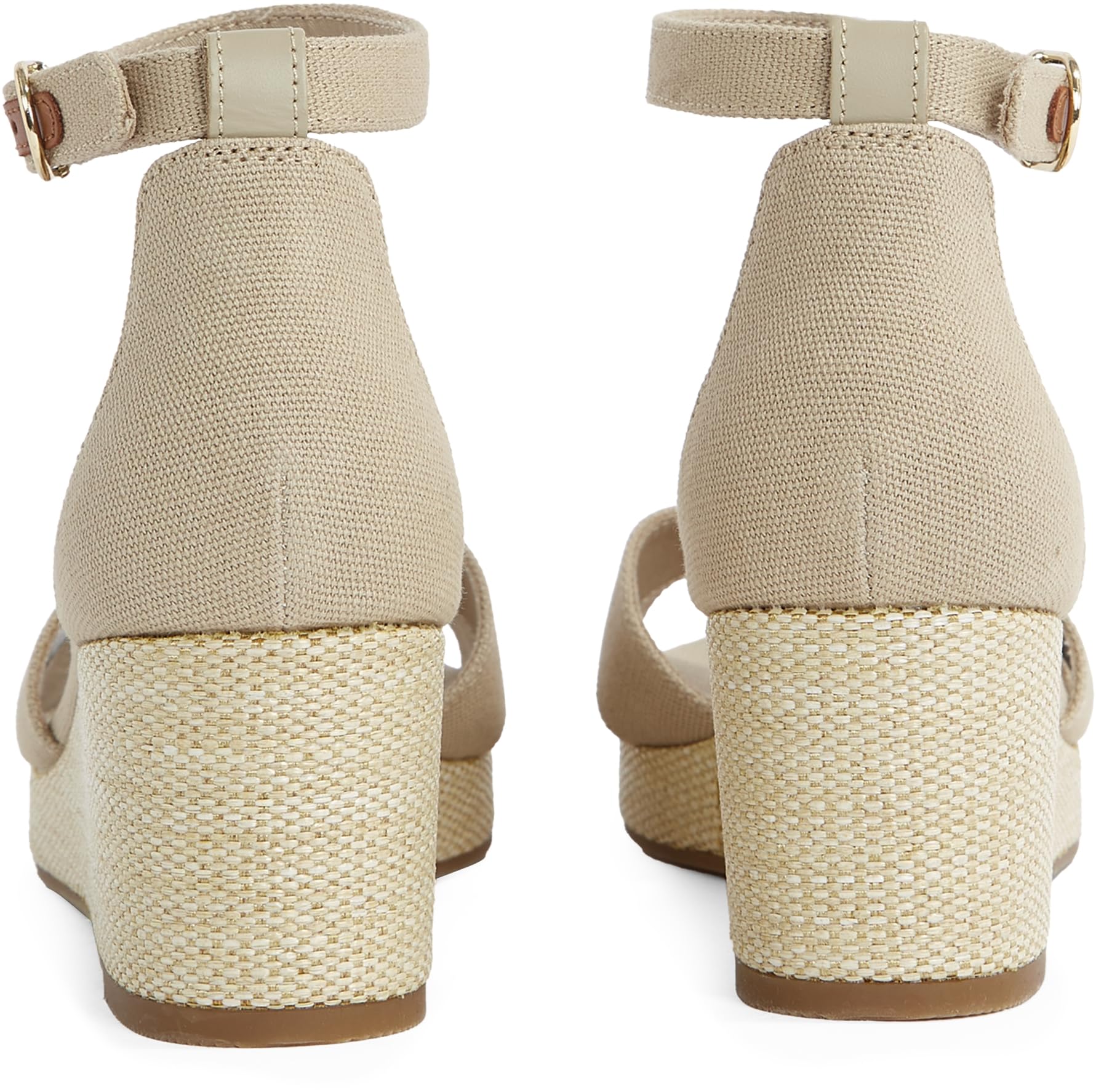 Tommy Hilfiger Espadrilles Compensées Femme Flag Criss-Cros Mid à Bride Cheville