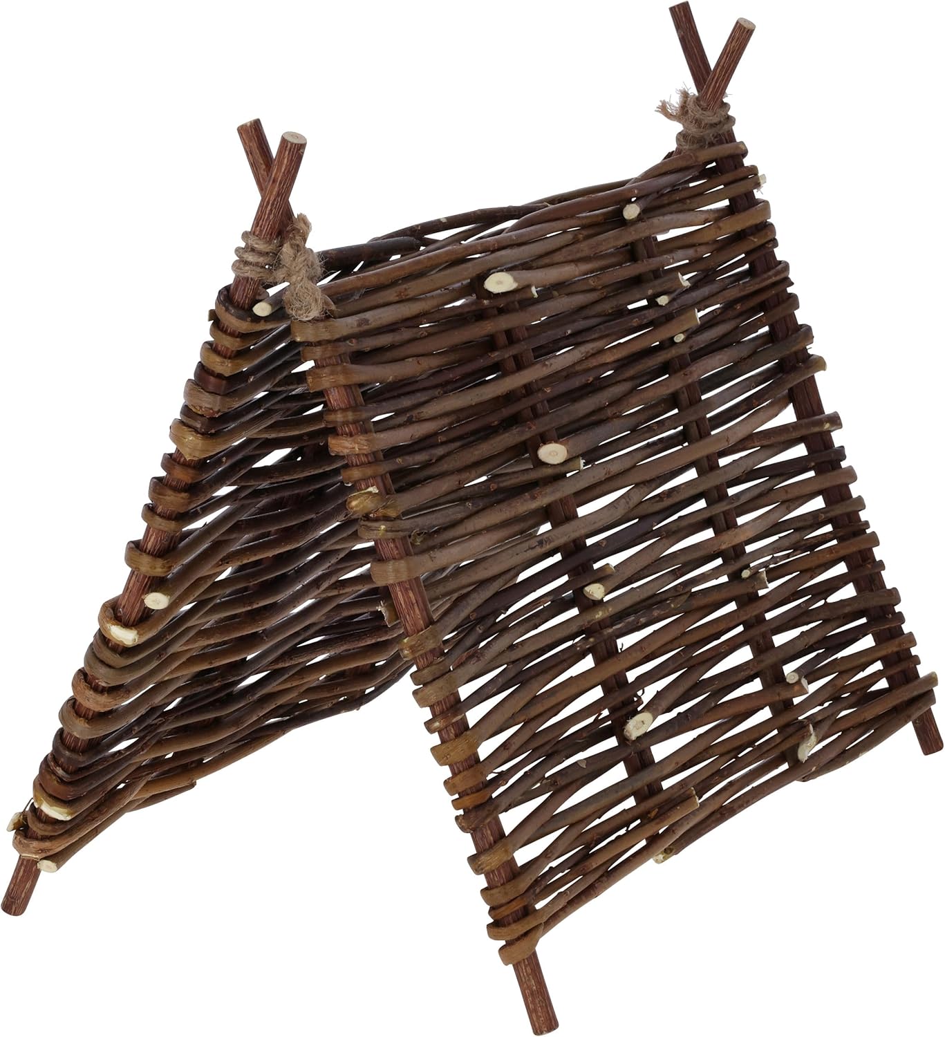 Kerbl Pet Nature Tipi-Zelt, 37 x 27 cm, Kaninchenzelt, Nagetierzelt, Holz, Kaninchen, Nagetiere
