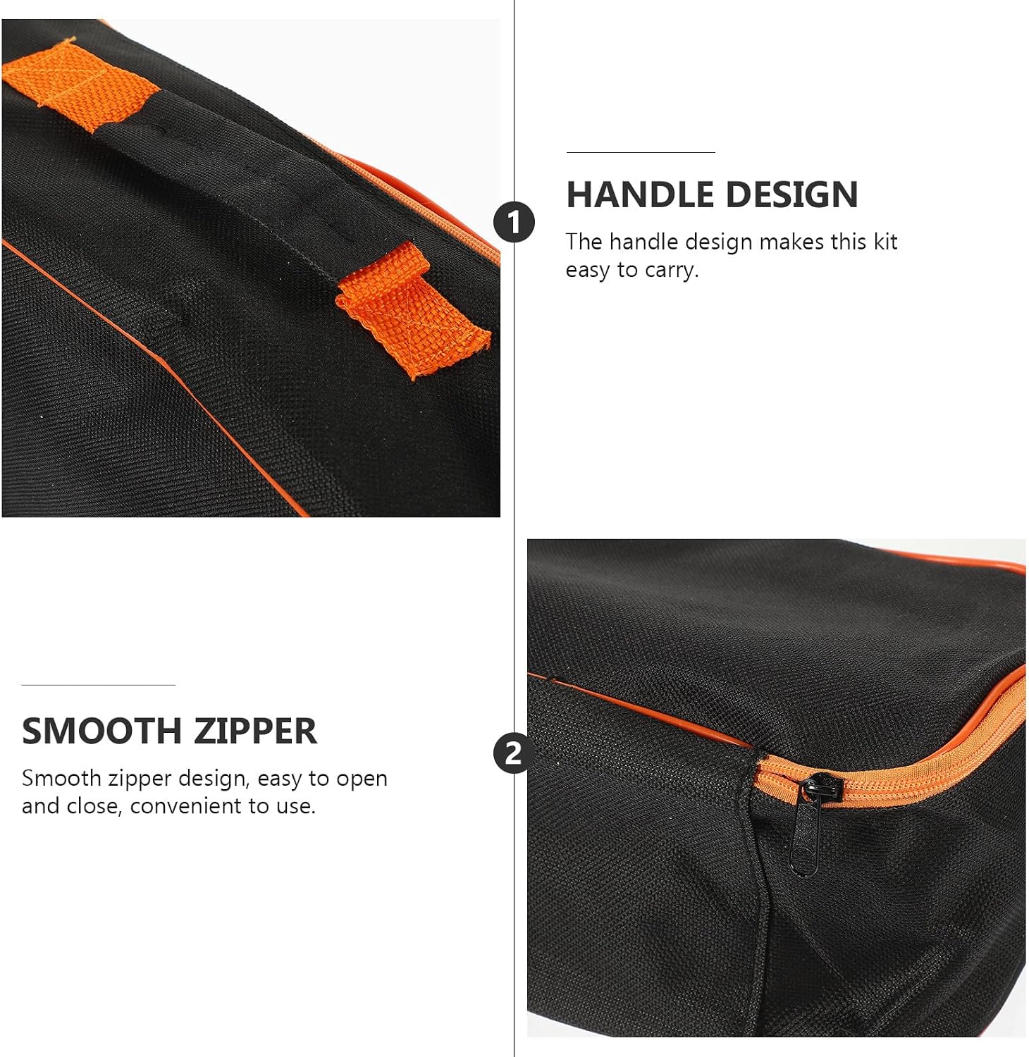 Kichvoe Multipurpose Heavy-duty Canvas Tool Bag Organizer Pouch for Electrician Maintenance Portable Small Tool Storage Tote image 3