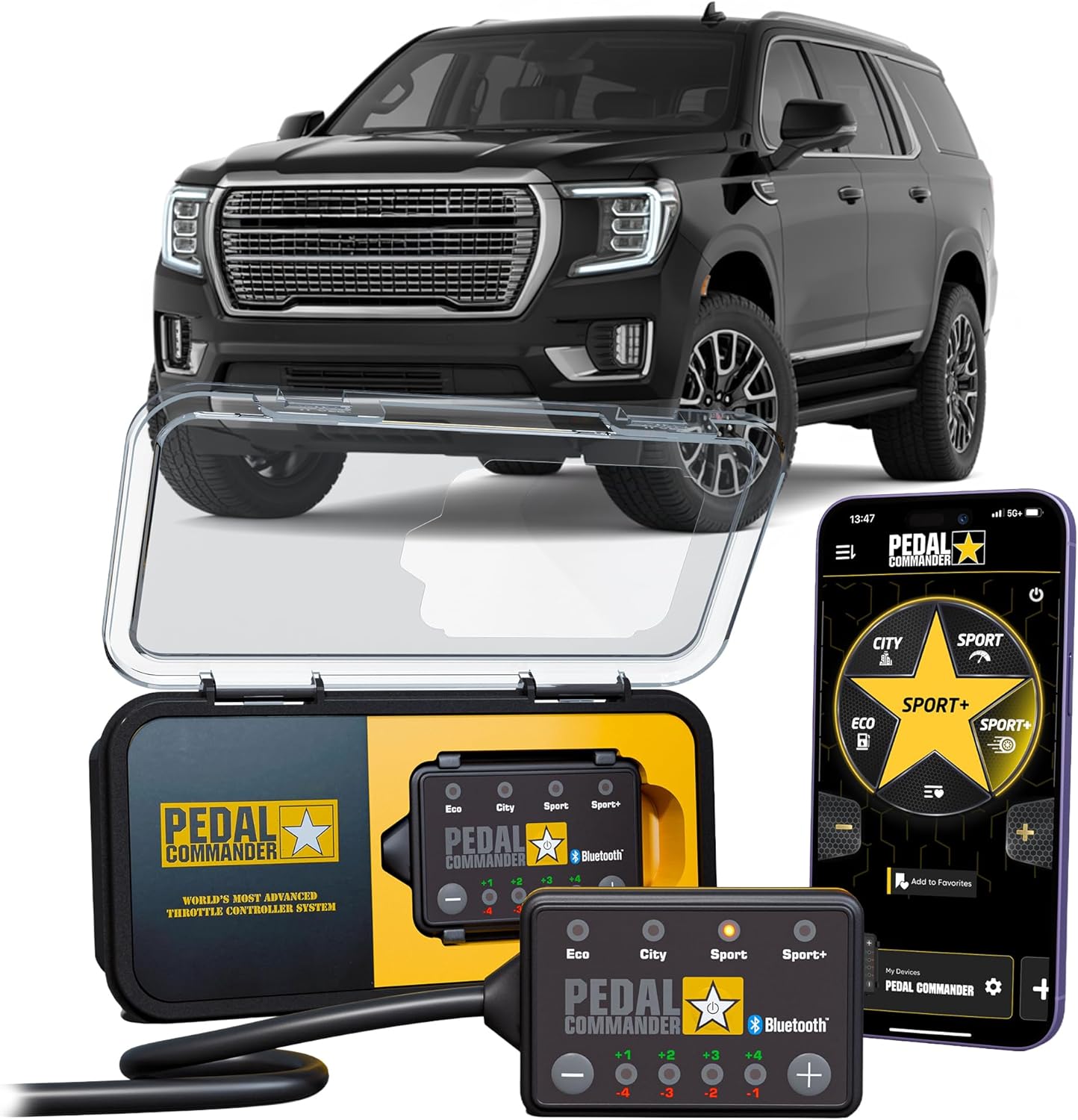 PEDAL COMMANDER Throttle Response Controller compatible with GMC Yukon XL 2021+ SLE SLT AT4 Denali 5.3L 6.2L Yukon Accessories
