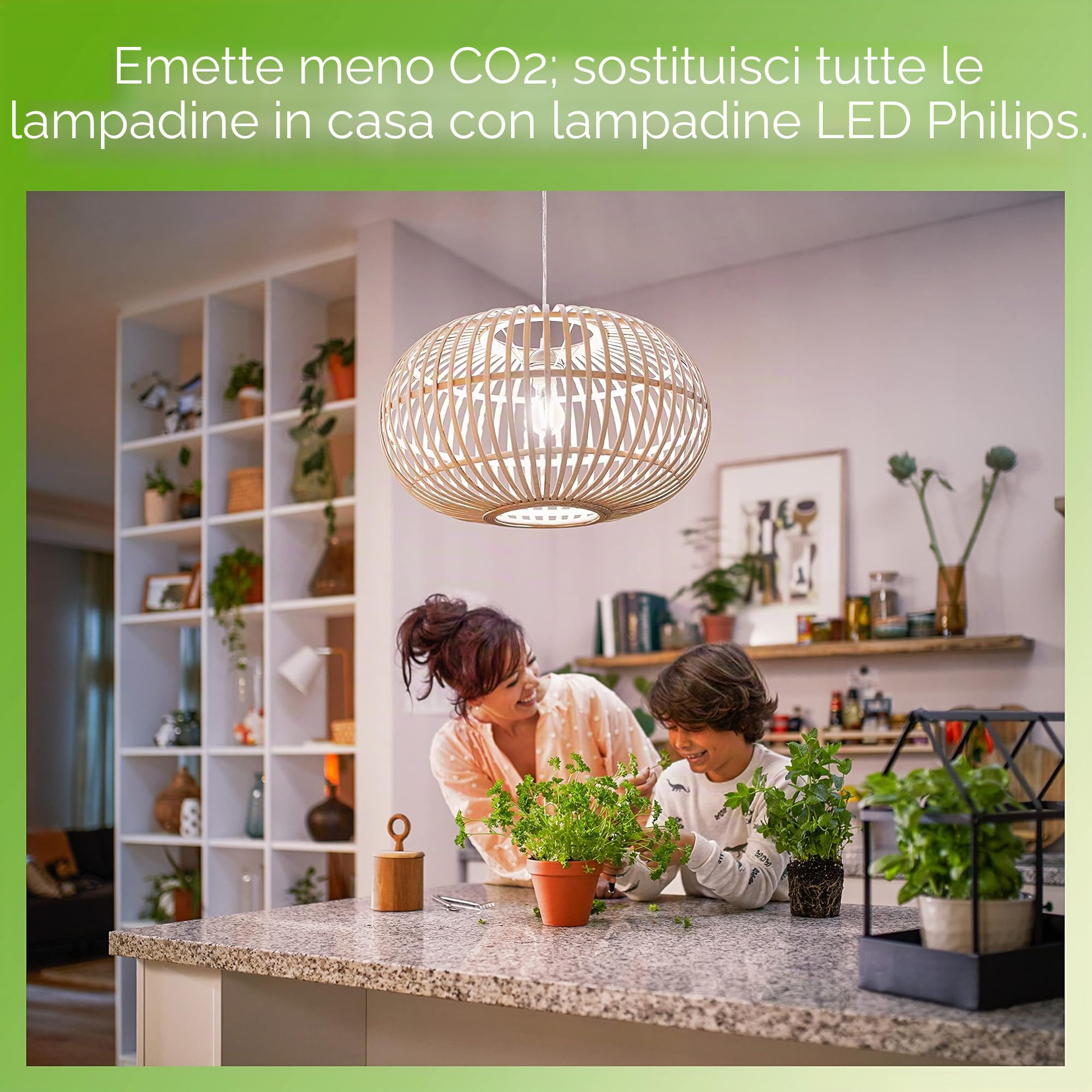 PHILIPS LED Lampadina, Globo, Flame, 6.5W-20WW, Dimmerabile, E27, 1 pezzo