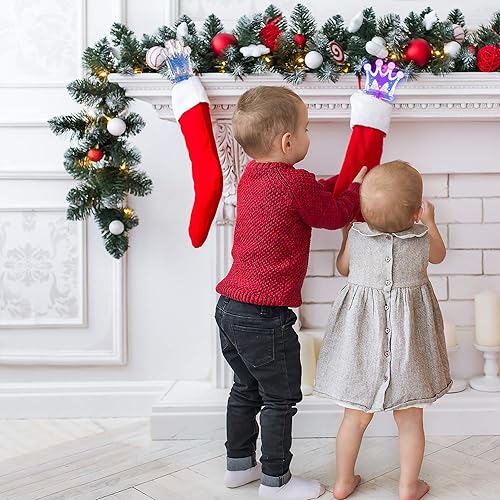 Miniatura 5 de Fun Central - Varita de corona con luz LED para niños con mango de bola de cristal, recuerdos de fiesta de princesa para niñas, suministros de