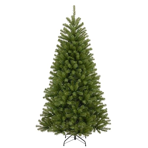 National Tree Company 7.5 ft Unlit North Valley Spruce Artificial Christmas Tree, 1,346 Tips, Includes Stand, Green