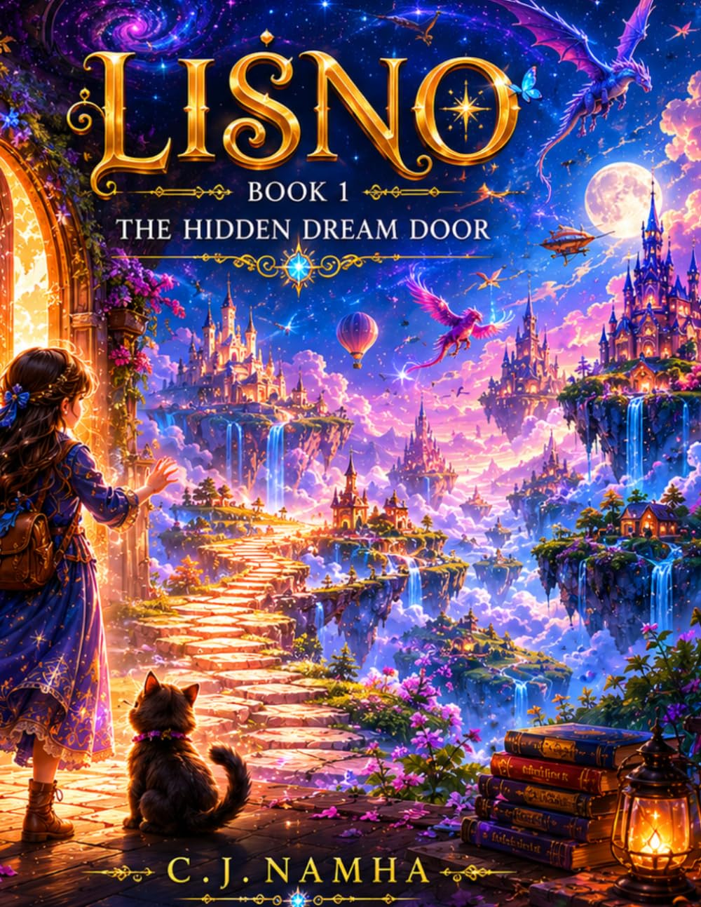 LISNO Book 1: The Hidden Dream Door: A Heartwarming Children’s Adventure Through a Magical Dream Realm (LISNO: The Girl Between Dreams)