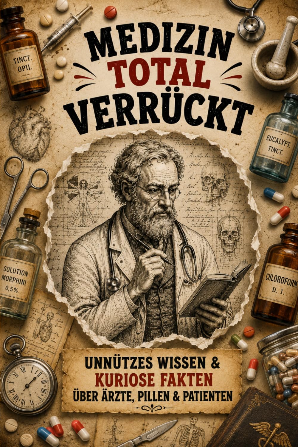 Medizin total verrückt: Unnützes Wissen & kuriose Fakten über Ärzte, Pillen & Patienten