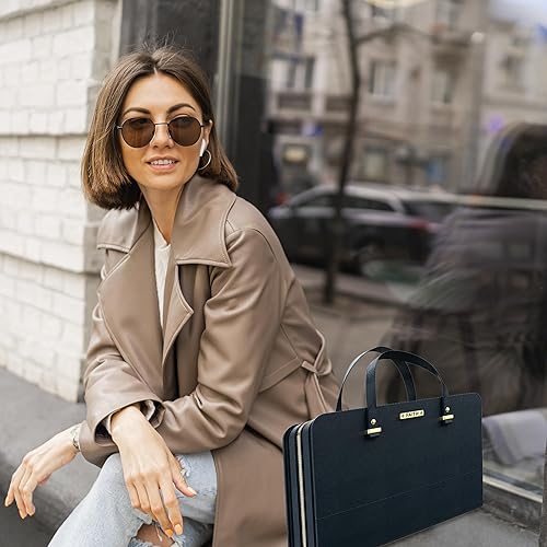 Miniatura 8 de DEHITE Fundas para la Biblia para mujer, tamaño grande, bolsa para la Biblia para libros de hasta 8 x 7.3 x 2.2 pulgadas, bolsillo con cremallera,